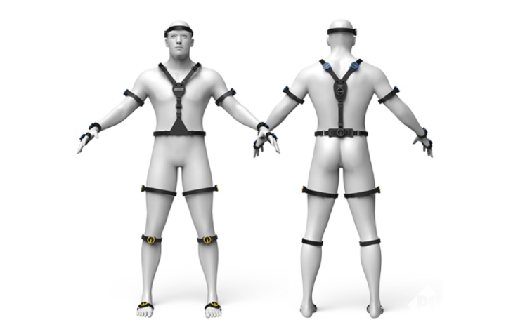 VR虚拟现实人体运动感知捕捉服肢体数据采集软件捕捉智能人机交互动作